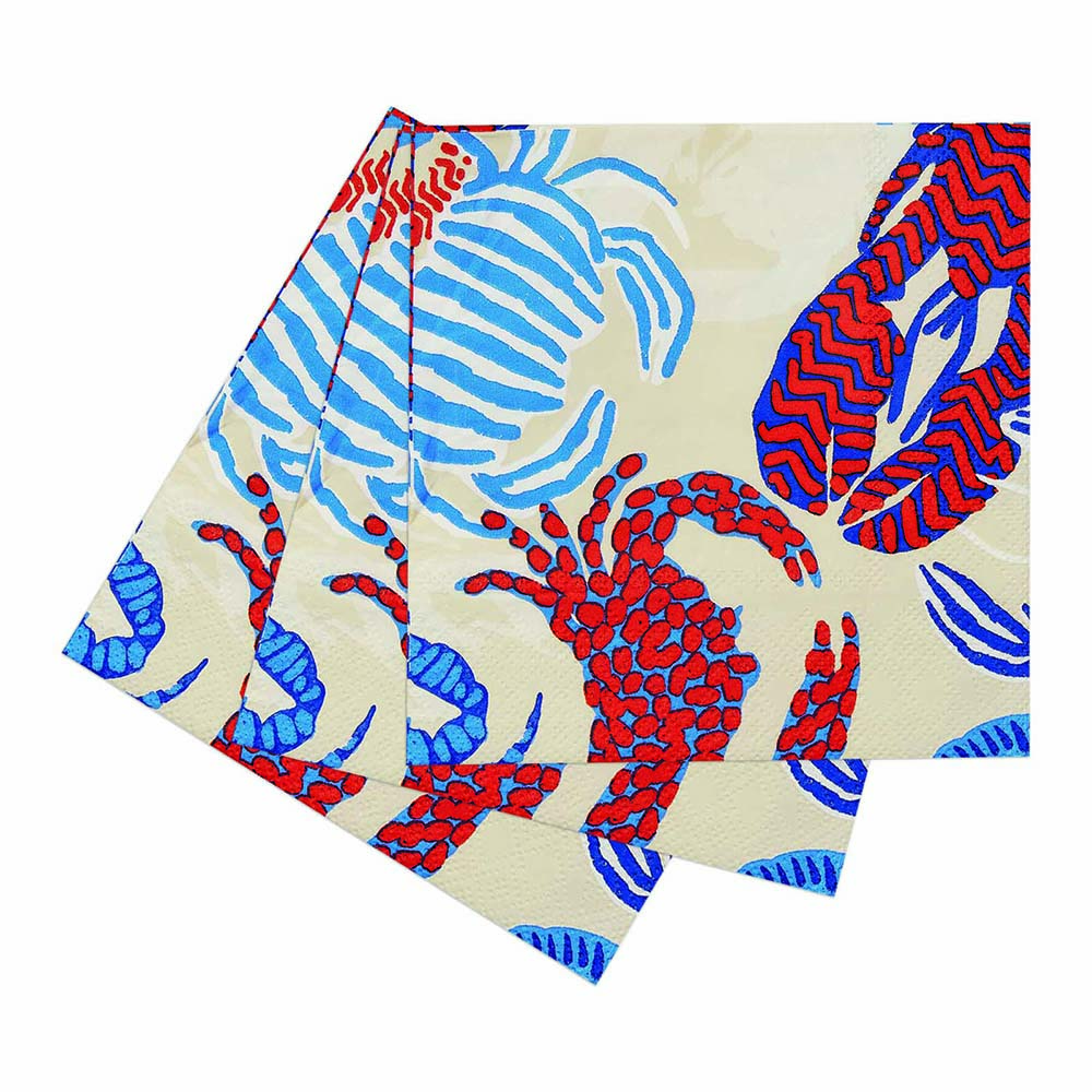 Picture of Sandy Claws Paper Cocktail Napkins (Pack of 25)
