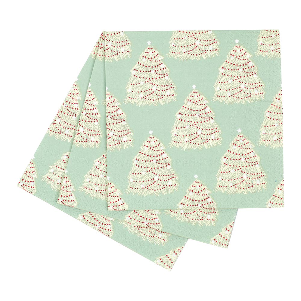 Picture of Fir Tree Paper Cocktail Napkins (Pack of 25)