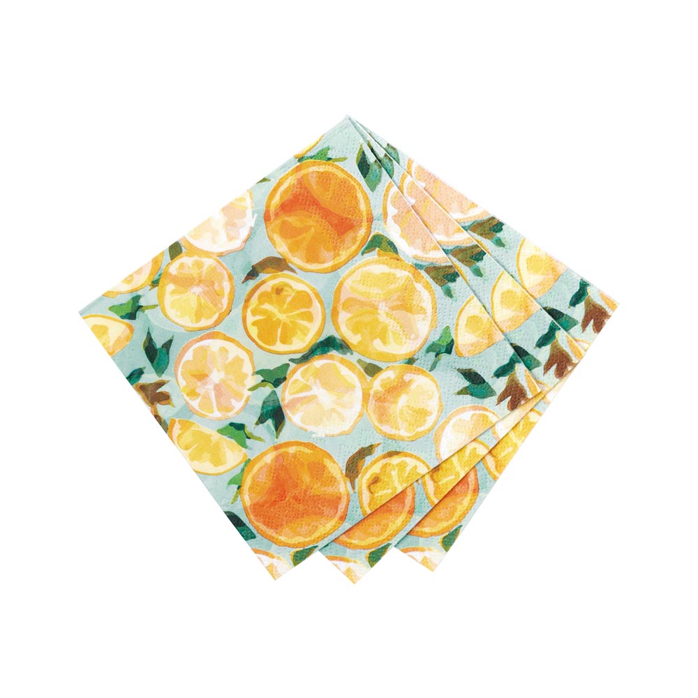 Picture of Lemon Slices Paper Cocktail Napkins (Pack of 25)