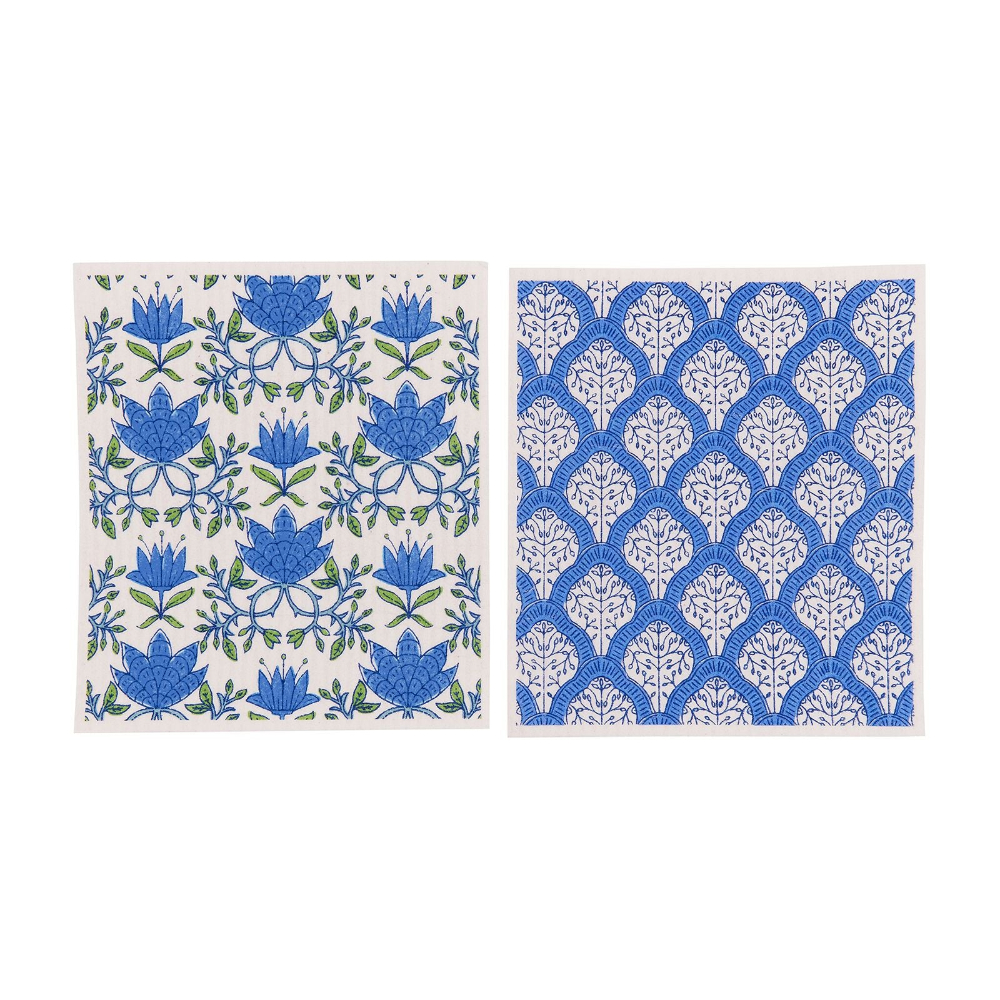 Picture of Tilly & Fifer blu Eco Sponge Cloths (Set of 2)