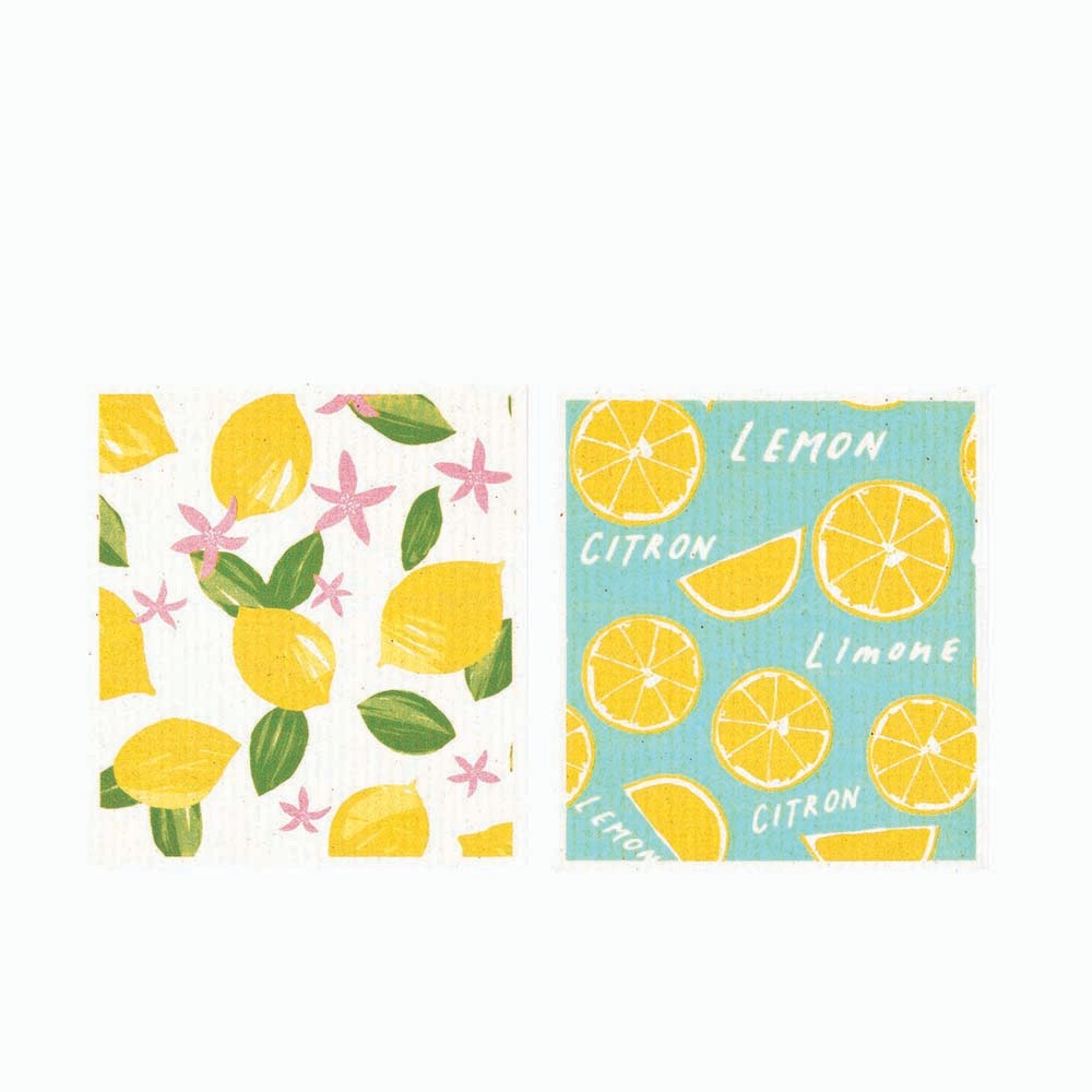 Picture of Limone blu Eco Sponge Cloths (Set of 2)
