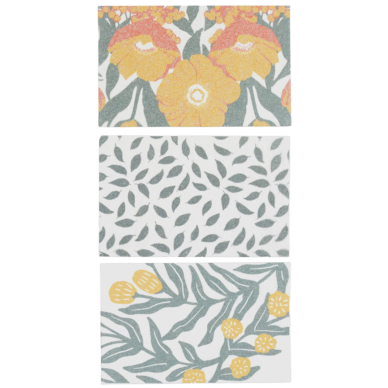 Picture of Icelandic Poppies Gold Pop-Up Sponge Set 3