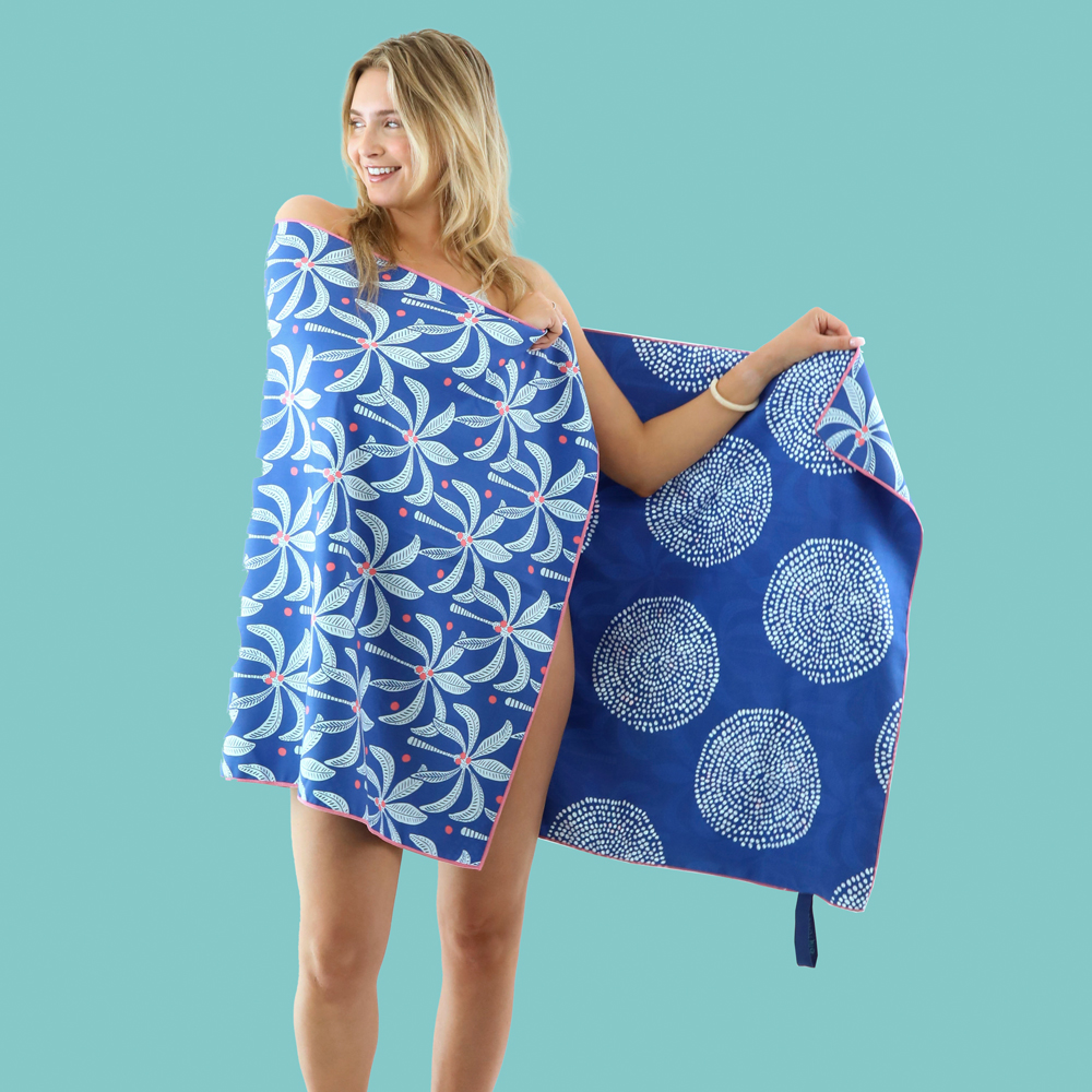 Picture of Palm Bunch Reversible Eco Beach Towel