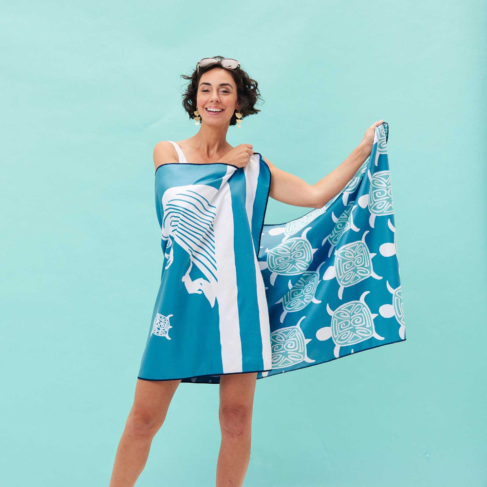 Picture of Save The Oceans Reversible Eco Beach Towel