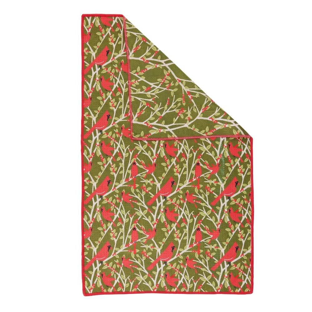 Picture of Red Cardinals Eco Kitchen Tea Towel