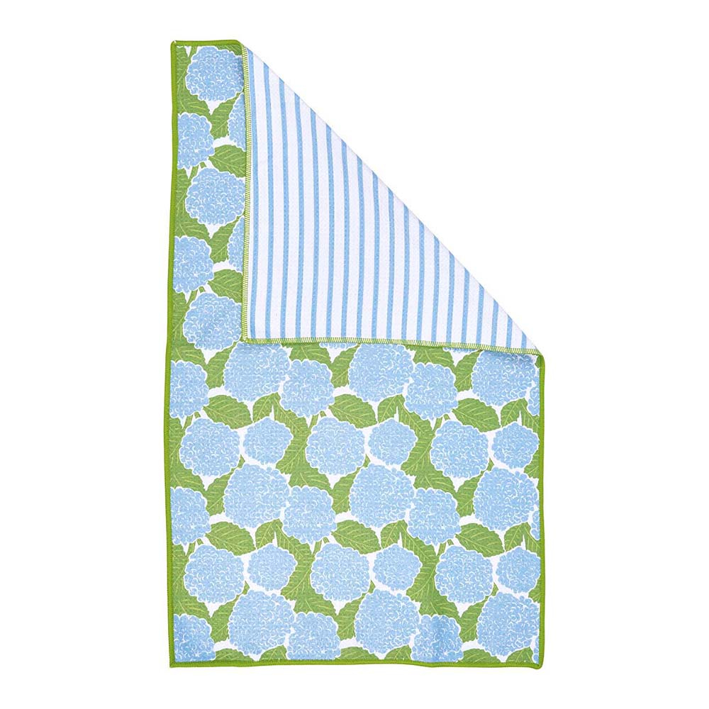 Picture of Blue Hydrangea Eco Kitchen Tea Towel