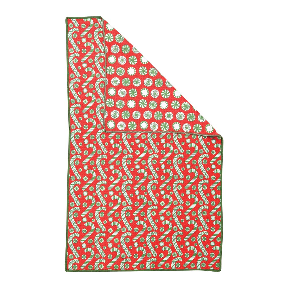 Picture of Candy Cane Eco Kitchen Tea Towel