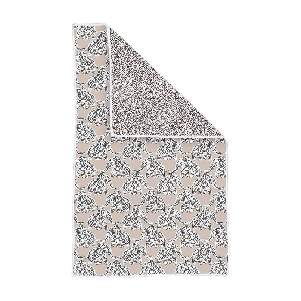 Picture of Elephants Tan Eco Kitchen Tea Towel