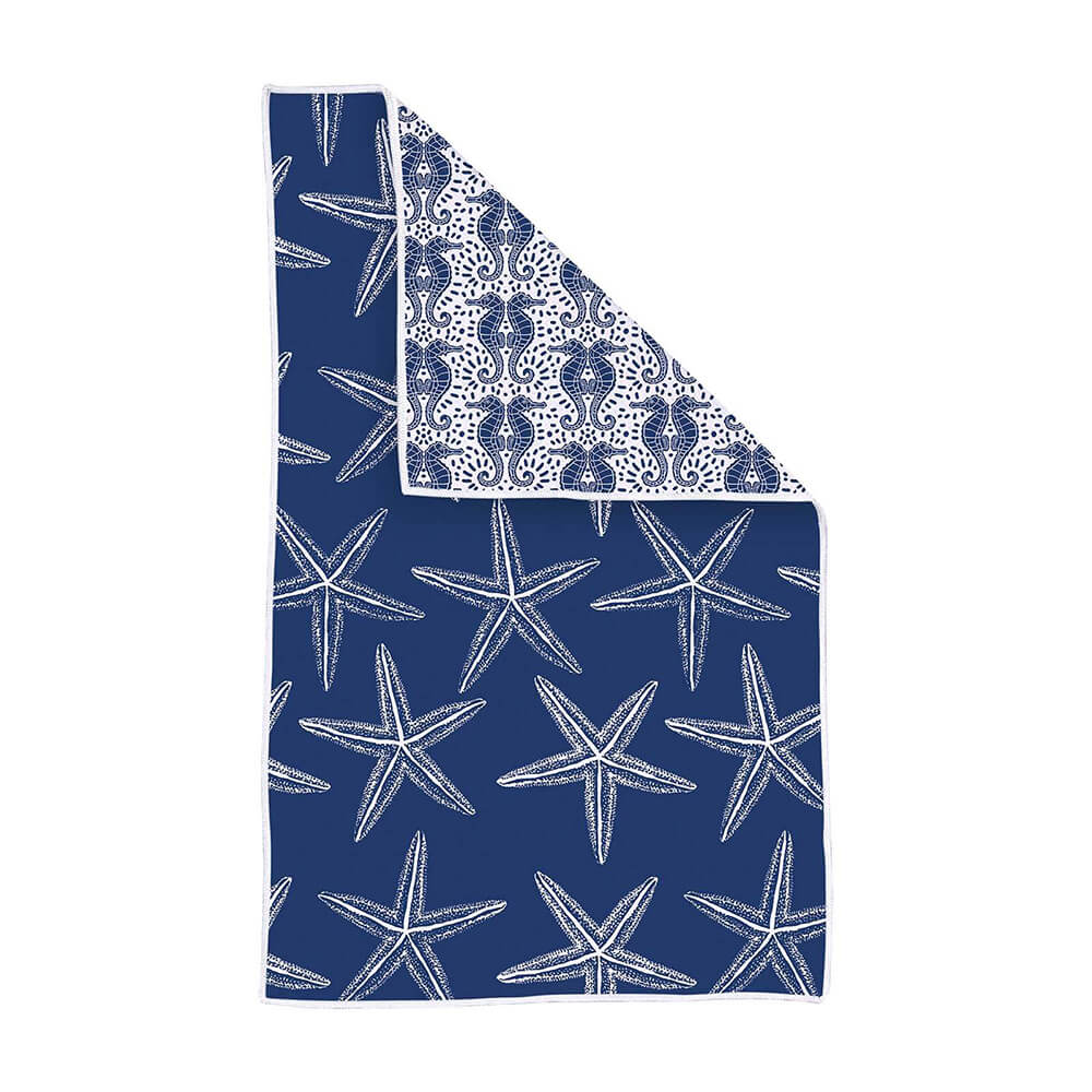 Picture of Starfish Navy Eco Kitchen Tea Towel