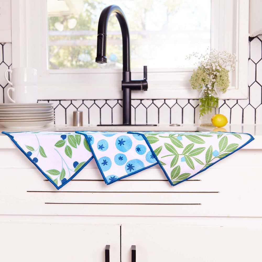 Picture of Blueberry Medley Eco Dish Cloth (Set of 3)