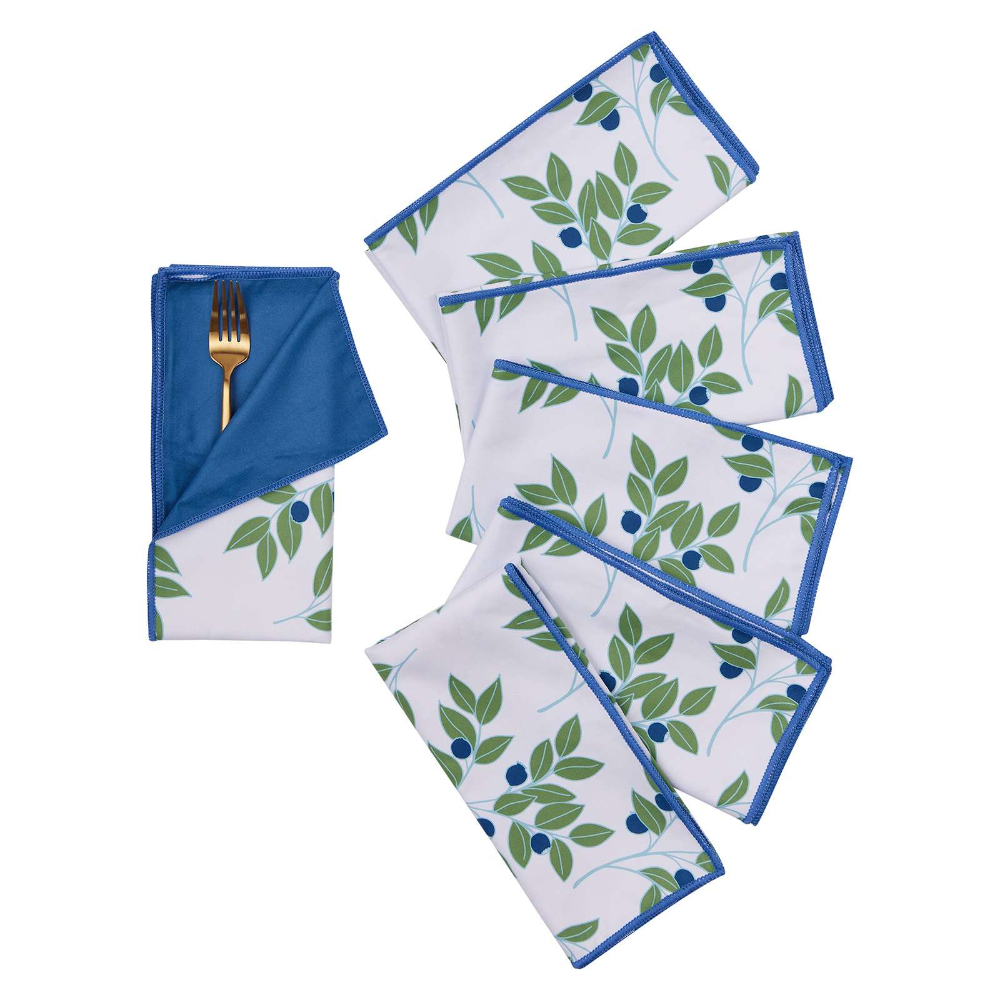Picture of Blueberries Eco Dinner Napkins (Set of 6)