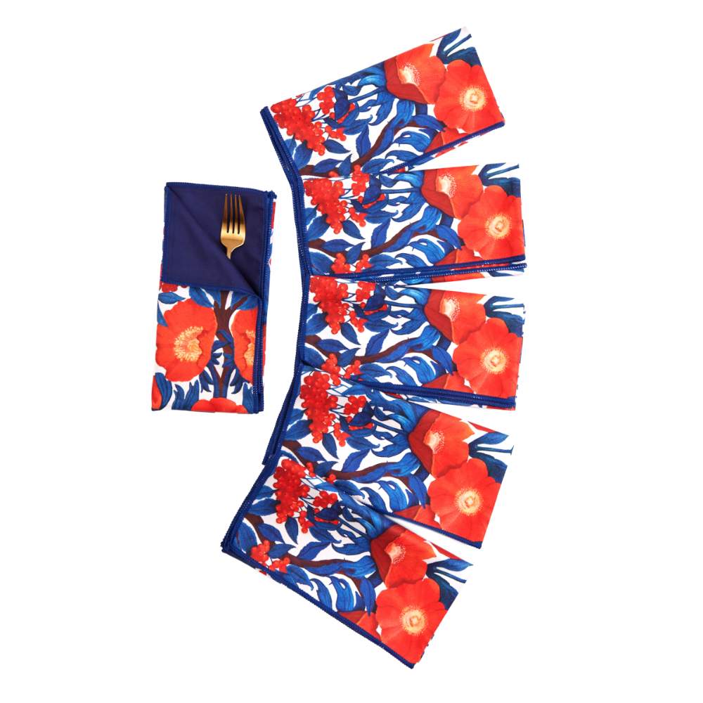 Picture of Icelandic Poppy Eco Dinner Napkins (Set of 6)