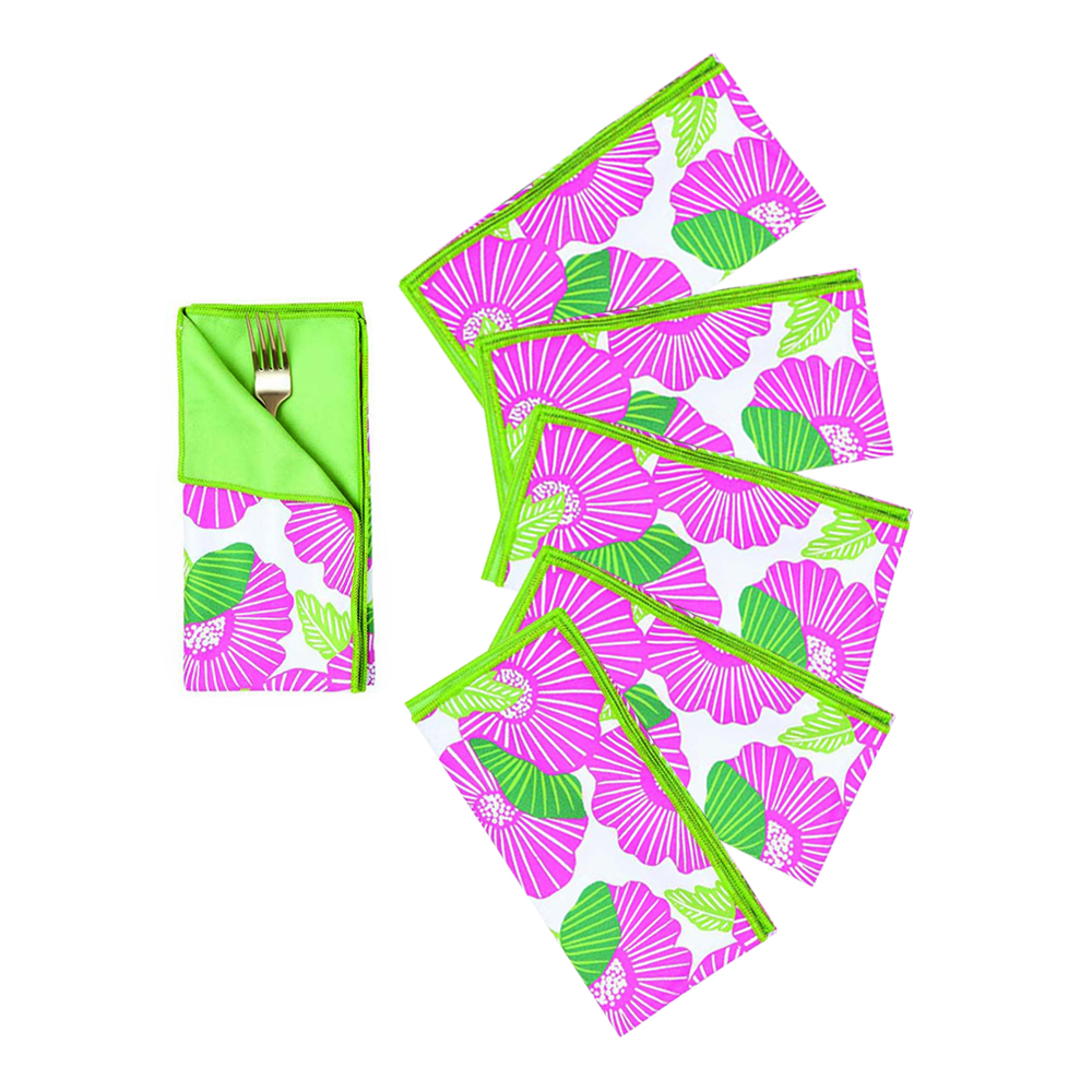 Picture of Poppy Papaver Eco Dinner Napkins (Set of 6)