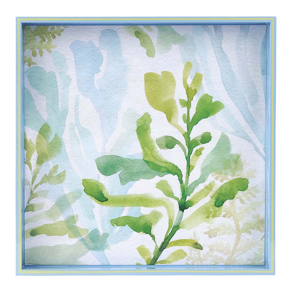 Picture of Sea Kelp Square Lacquer Serving Tray
