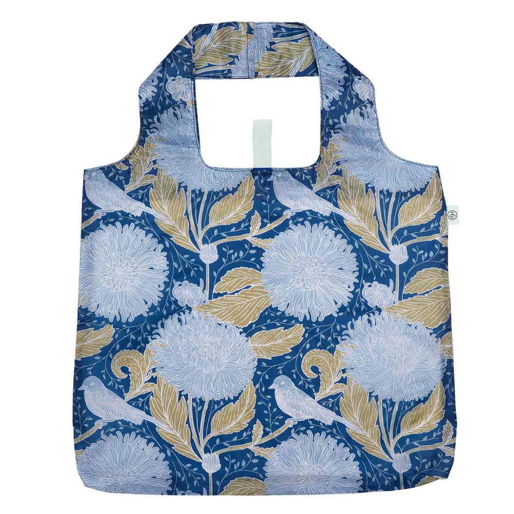 Picture of Chrysanthemum blu Reusable Shopping Bag