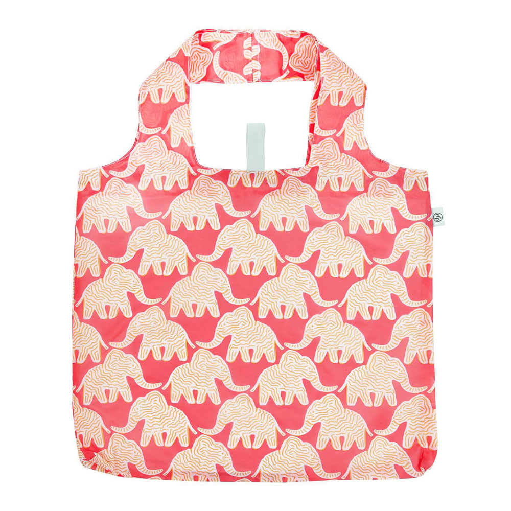 Picture of Elephants blu Reusable Shopping Bag
