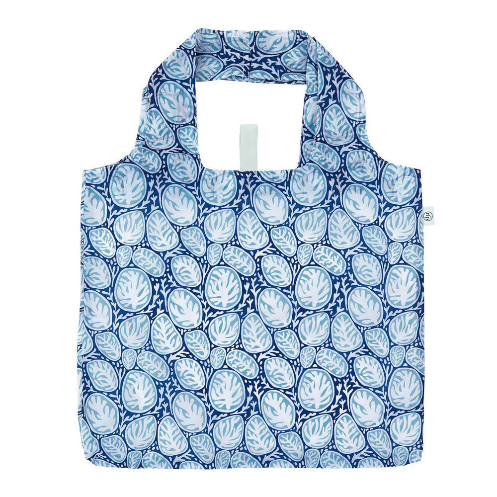 Picture of Coral Garden blu Reusable Shopping Bag