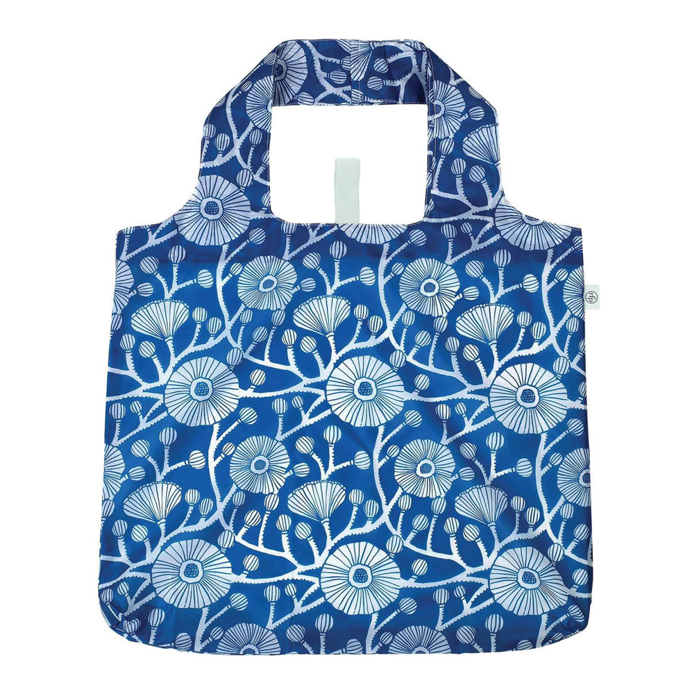 Picture of Camellia Blue blu Reusable Shopping Bag