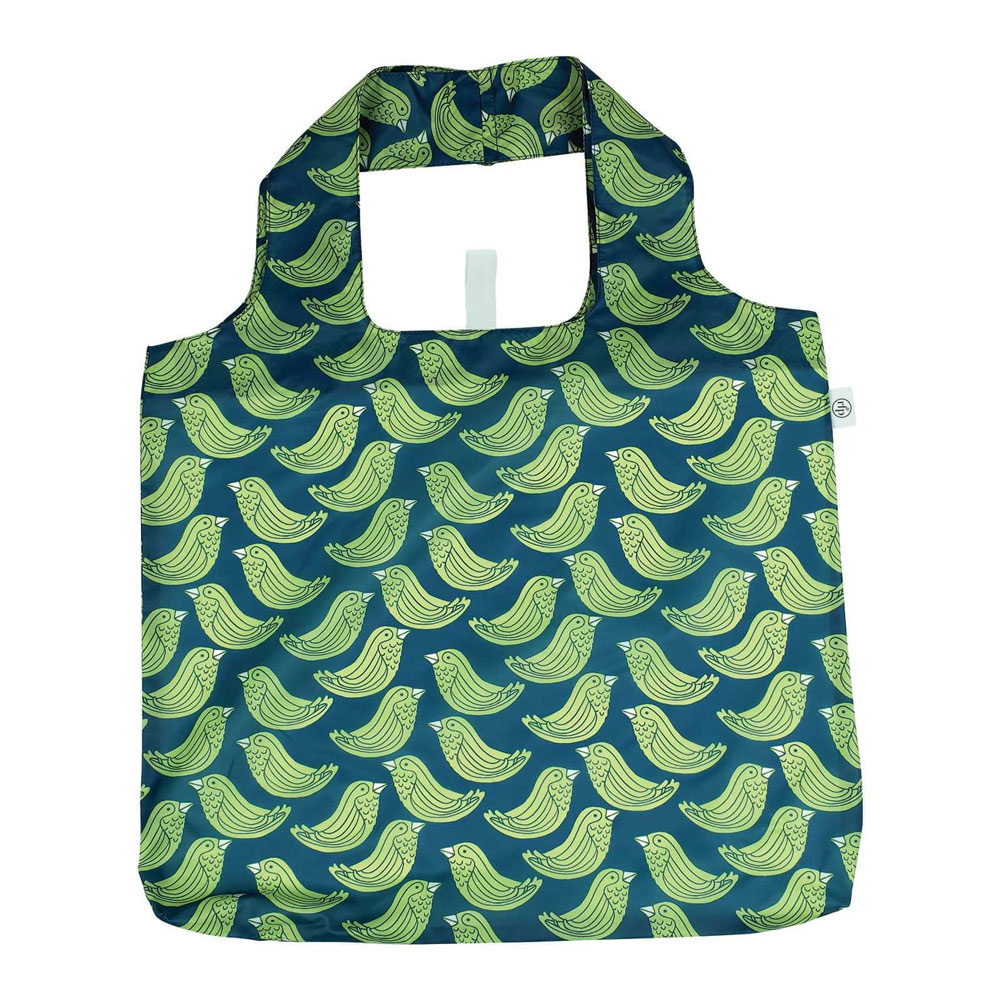 Picture of Woodland Birds blu Reusable Shopping Bag