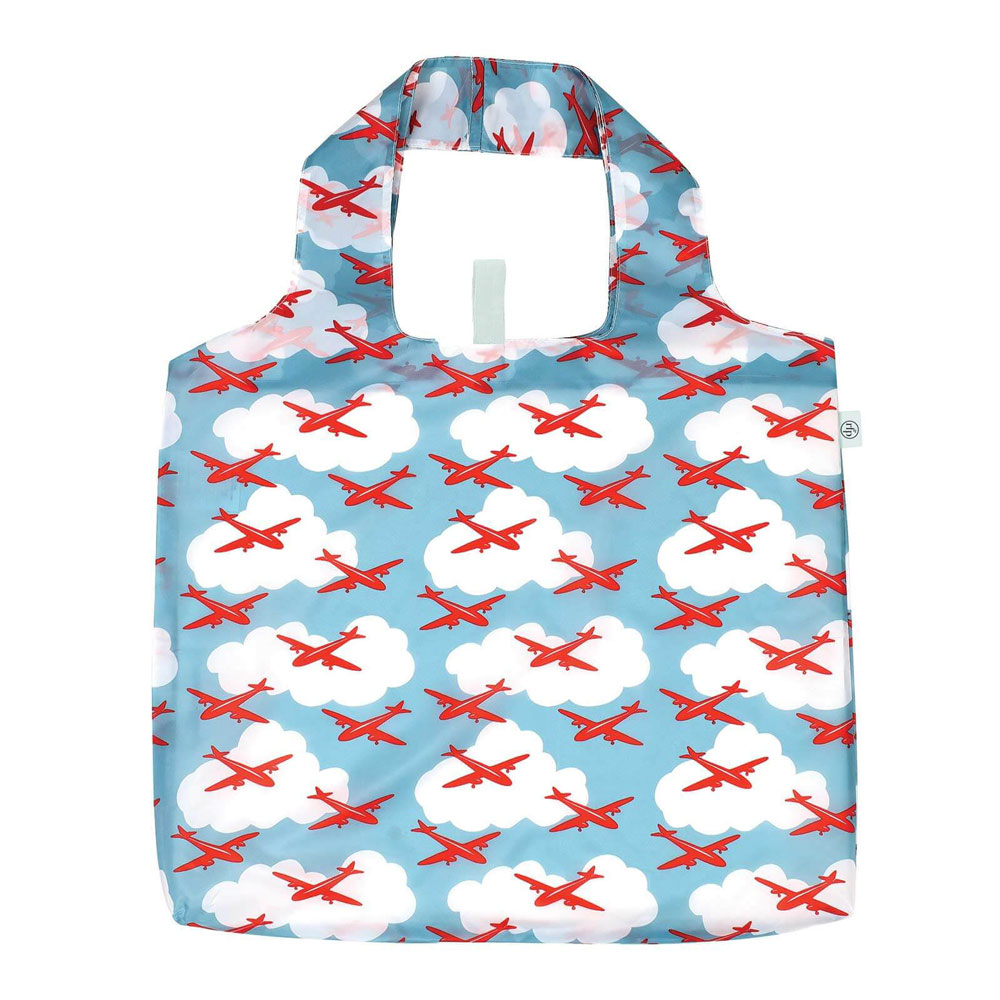 Picture of Airplane blu Reusable Shopping Bag