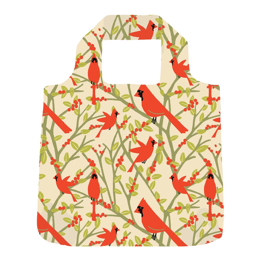 Picture of Cardinal Birds blu Reusable Shopping Bag