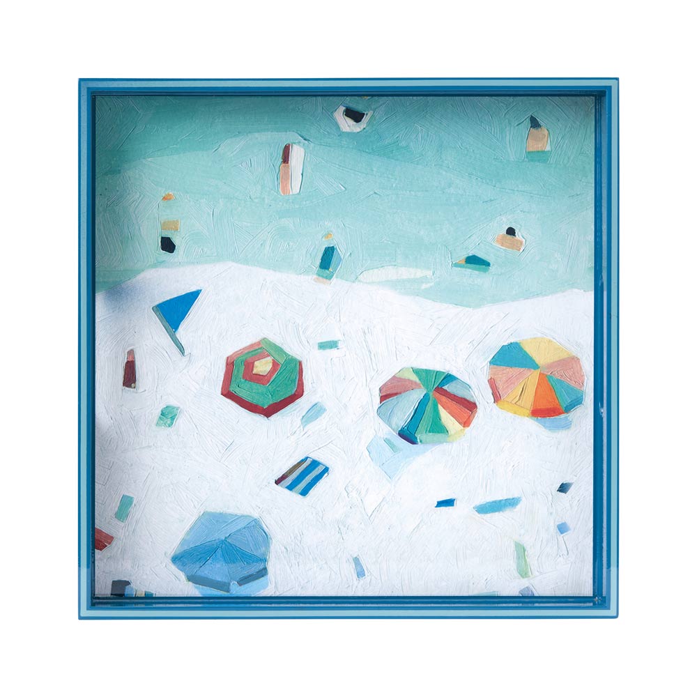 Picture of Beach Vista Square Lacquer Serving Tray