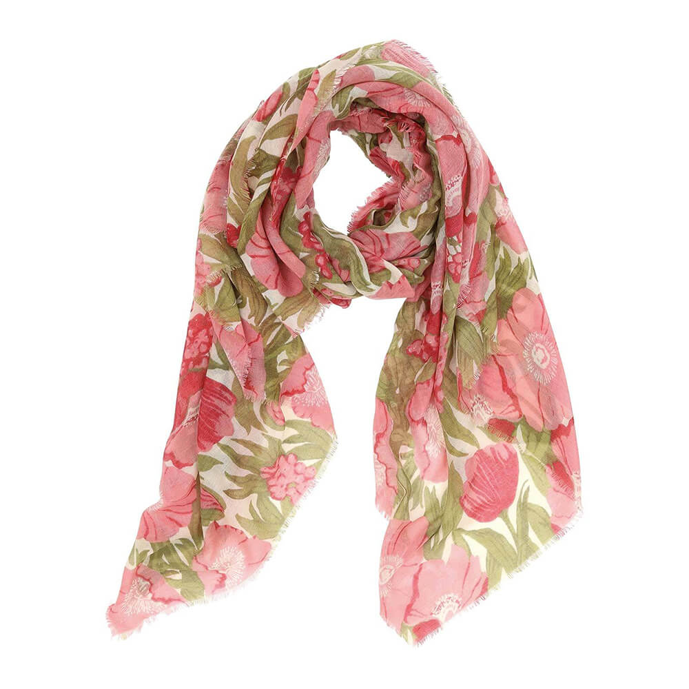 Picture of Icelandic Poppies Pink Featherweight Scarf