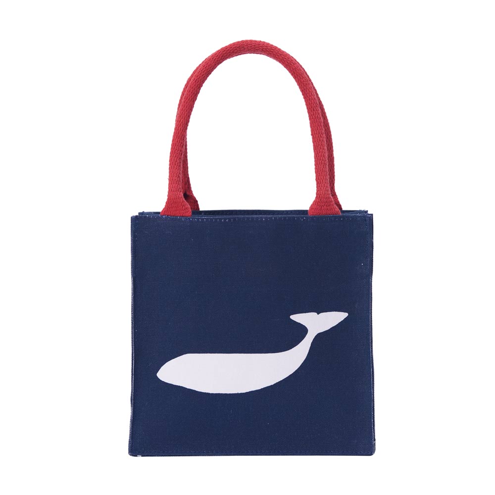 Picture of Whale Navy Reusable Itsy Bitsy Gift Bag