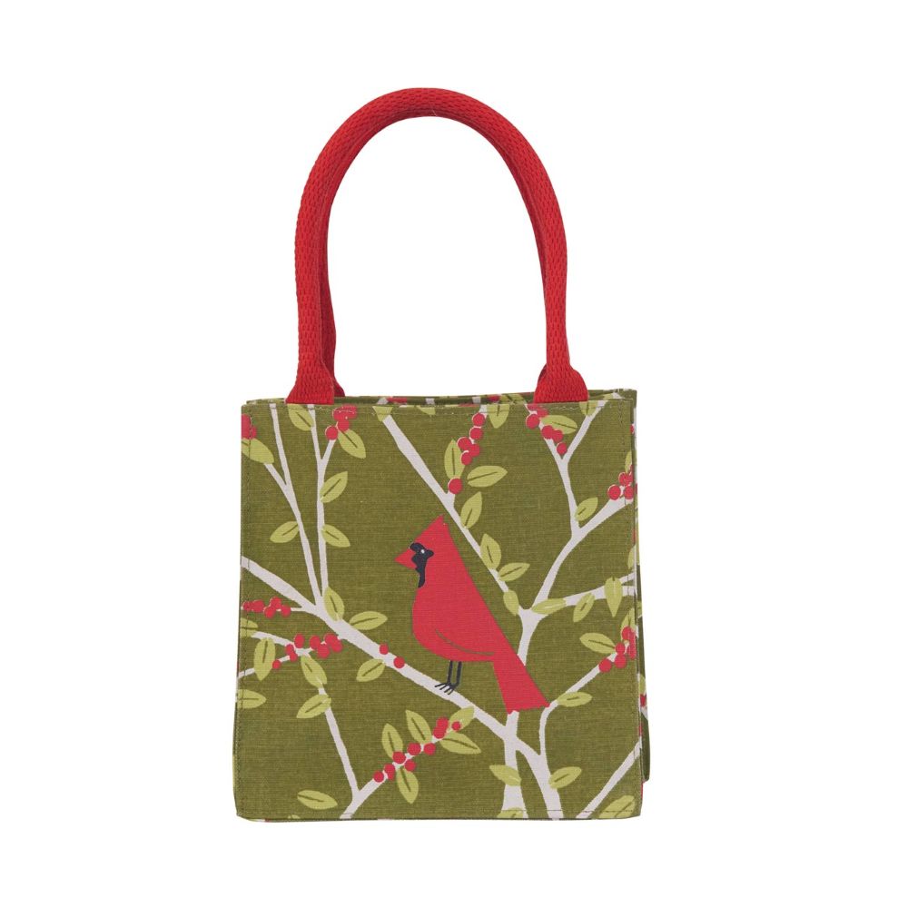 Picture of Red Cardinals Reusable Itsy Bitsy Gift Bag