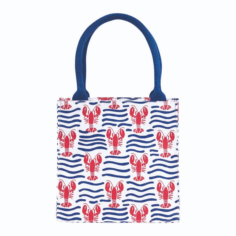 Picture of Lobster Waves Reusable Itsy Bitsy Gift Bag
