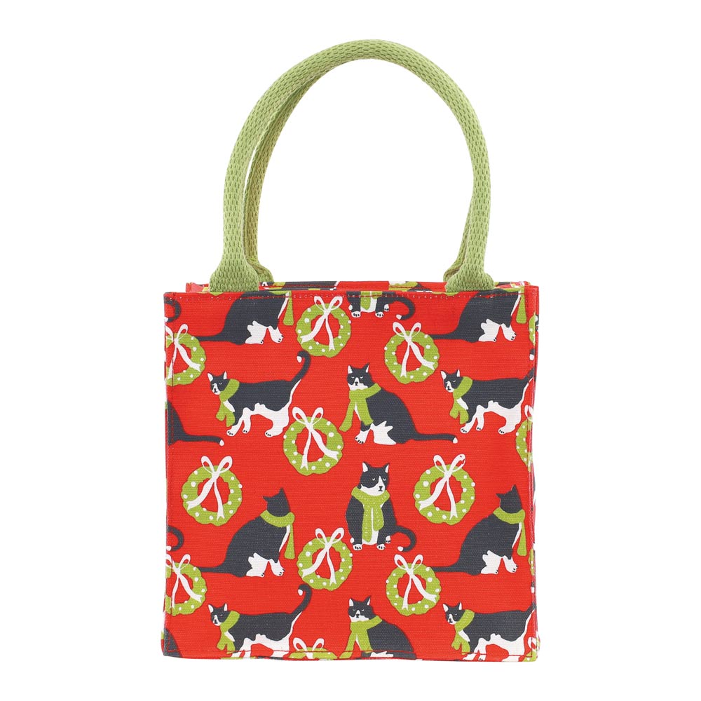 Picture of Holiday Kitties Reusable Itsy Bitsy Gift Bag