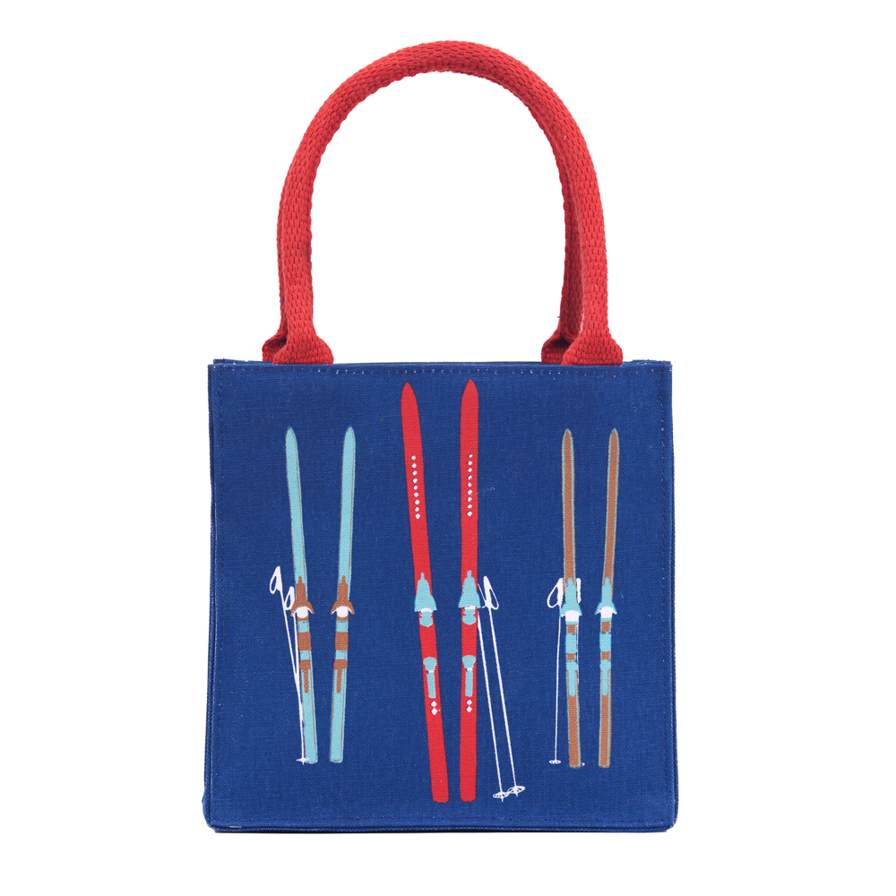 Picture of Nordic Ski Navy Reusable Itsy Bitsy Gift Bag