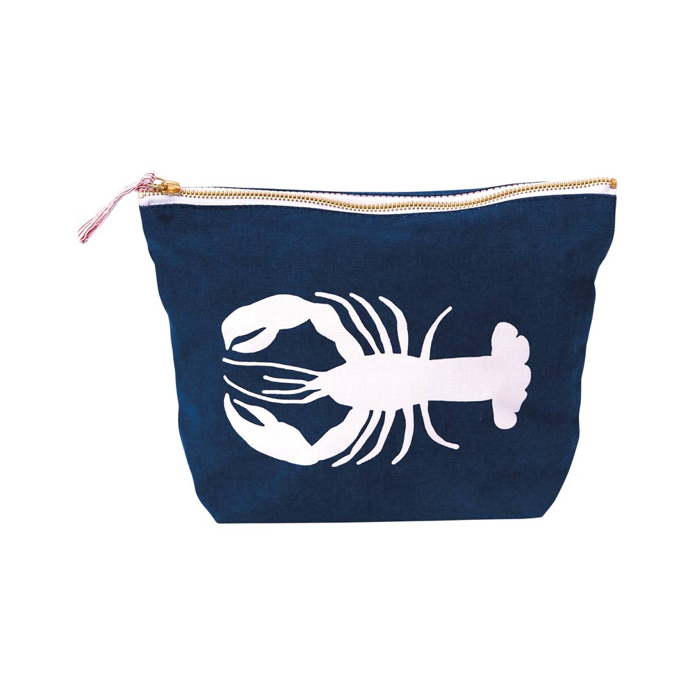 Picture of Lobster Navy Large Essential Canvas Pouch