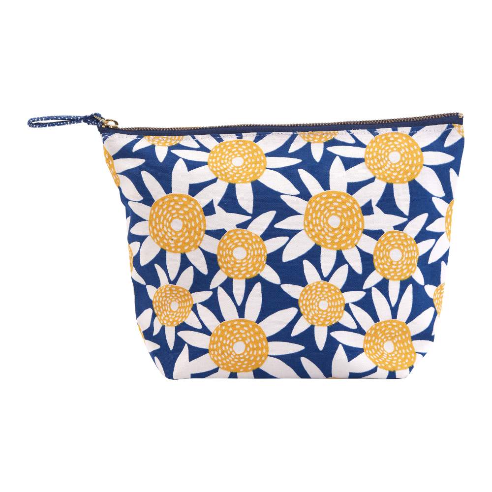 Picture of Straw Sunflower Yellow Large Essential Canvas Pouc