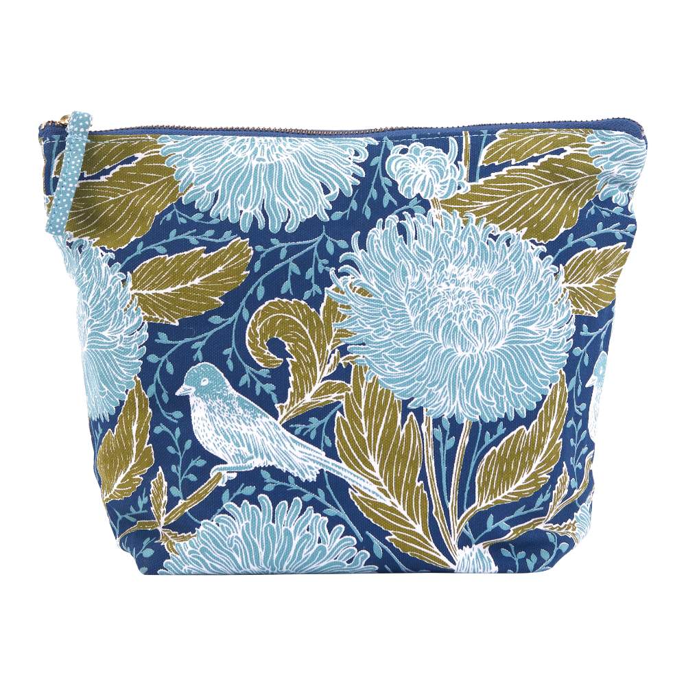 Picture of Chrysanthemum Bird Large Essential Canvas Pouch