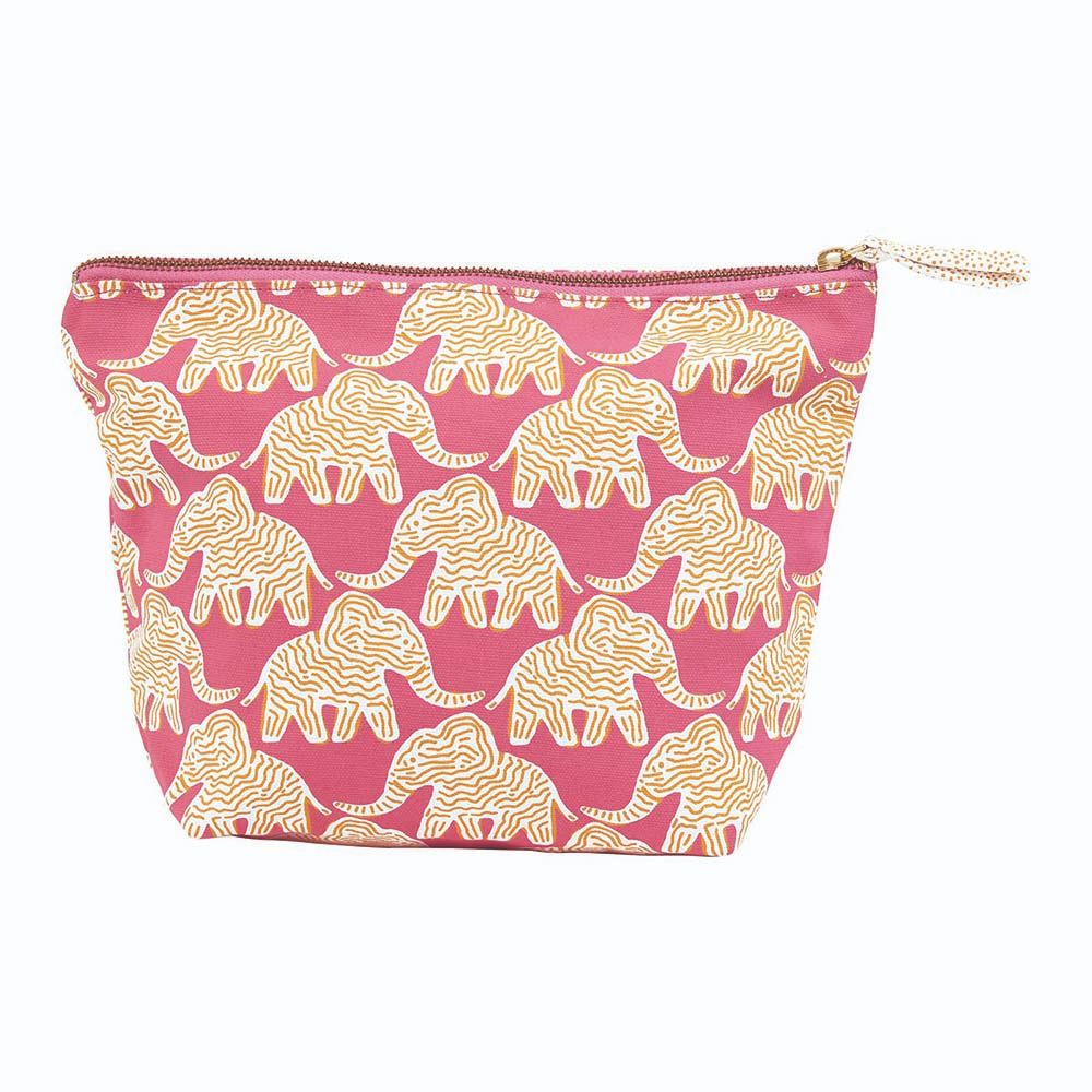 Picture of Elephant Large Essential Canvas Pouch