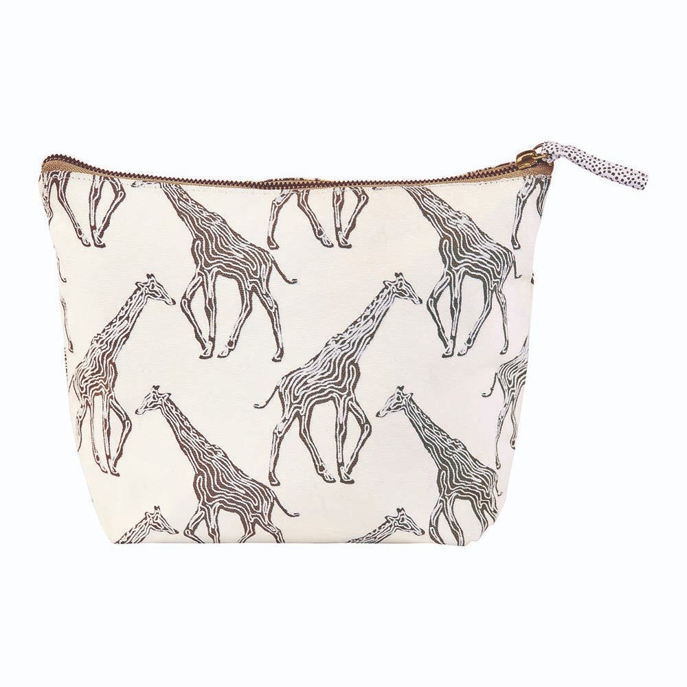Picture of Giraffe Large Essential Canvas Pouch
