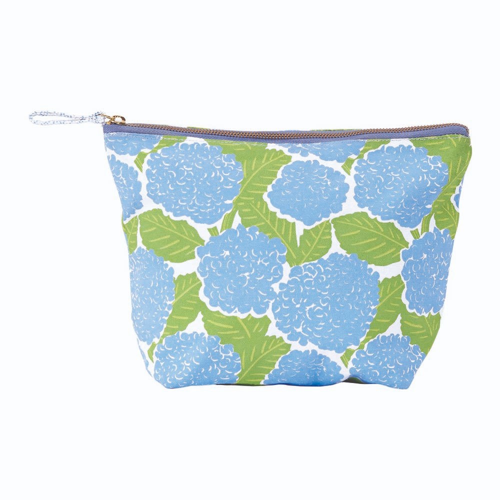Picture of Blue Hydrangea Large Essential Canvas Pouch