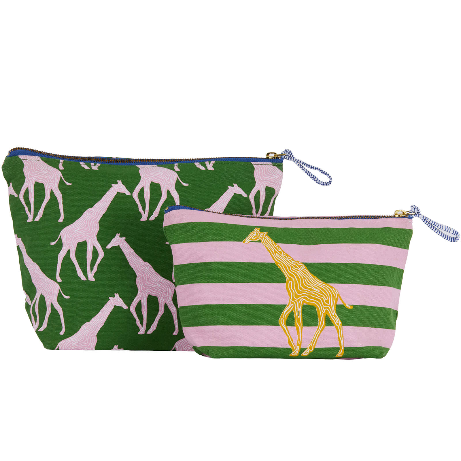 Picture of Giraffe Essential Canvas Pouch Set of 2
