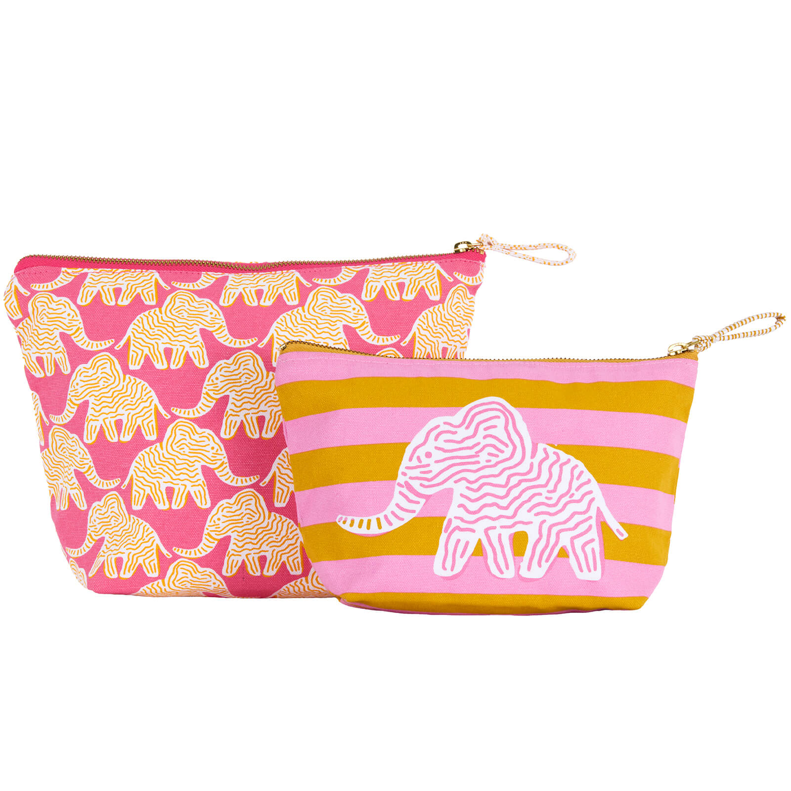 Picture of Elephant Essential Canvas Pouch Set of 2