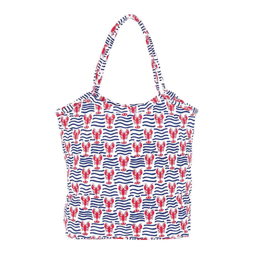 Picture of Lobster Waves Canvas Bucket Bag
