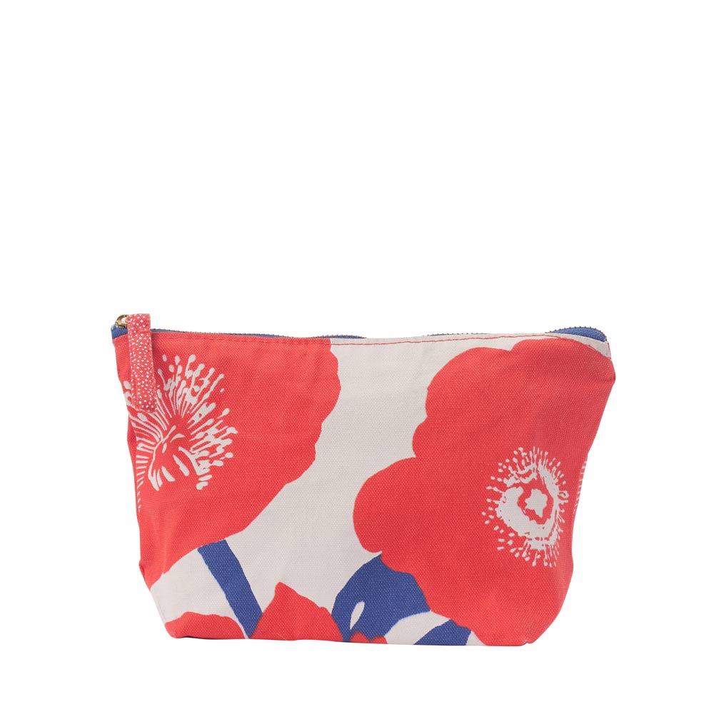 Picture of Poppies Medium Essential Canvas Pouch