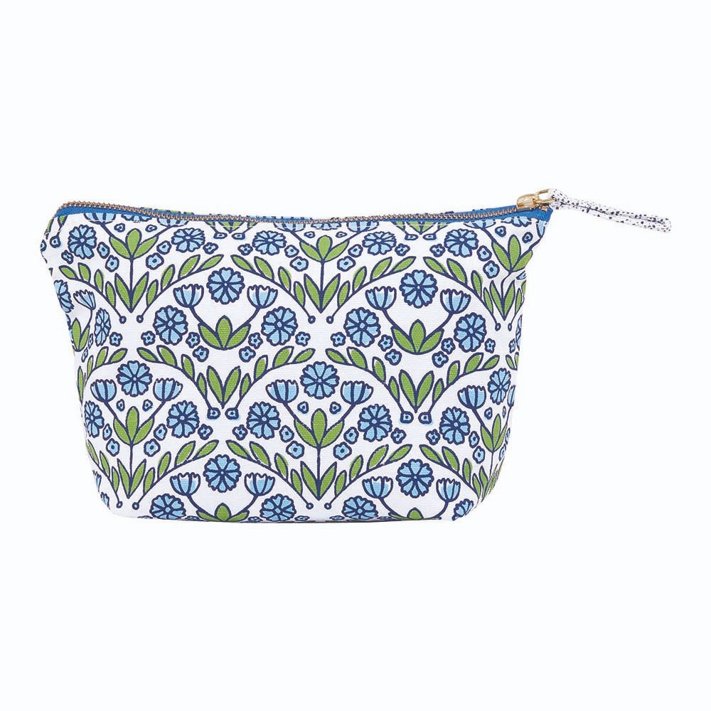 Picture of Blaire Blue Medium Essential Canvas Pouch
