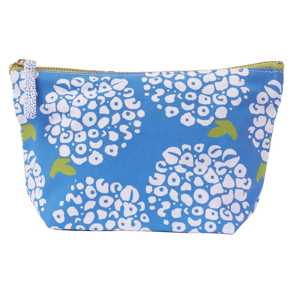 Picture of Hydrangea Blue Medium Essential Canvas Pouch