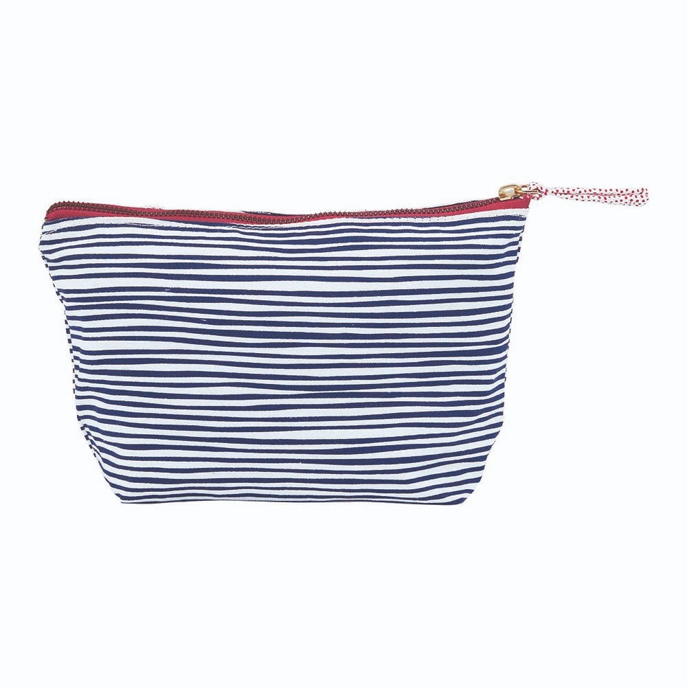 Picture of Suri Navy Medium Essential Canvas Pouch