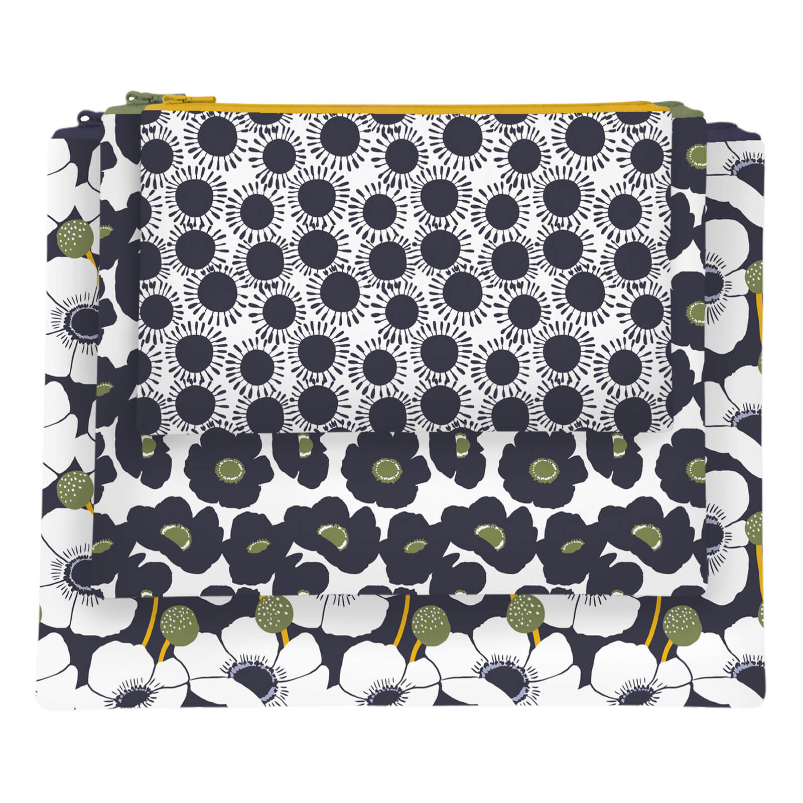 Picture of Windflower Flower Zip Pouch Trio(set 3)