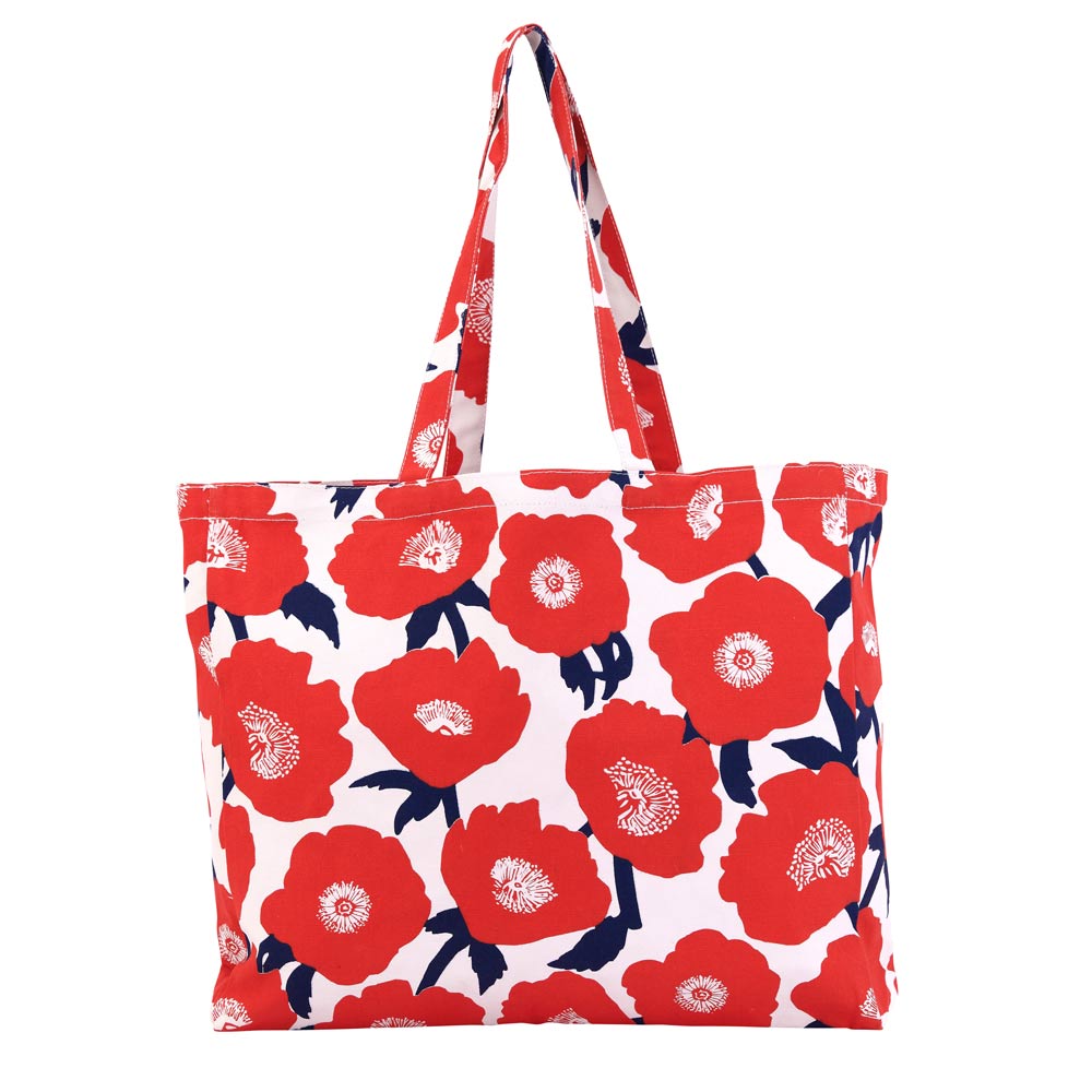 Picture of Poppies Little Shopper Canvas Tote Bag