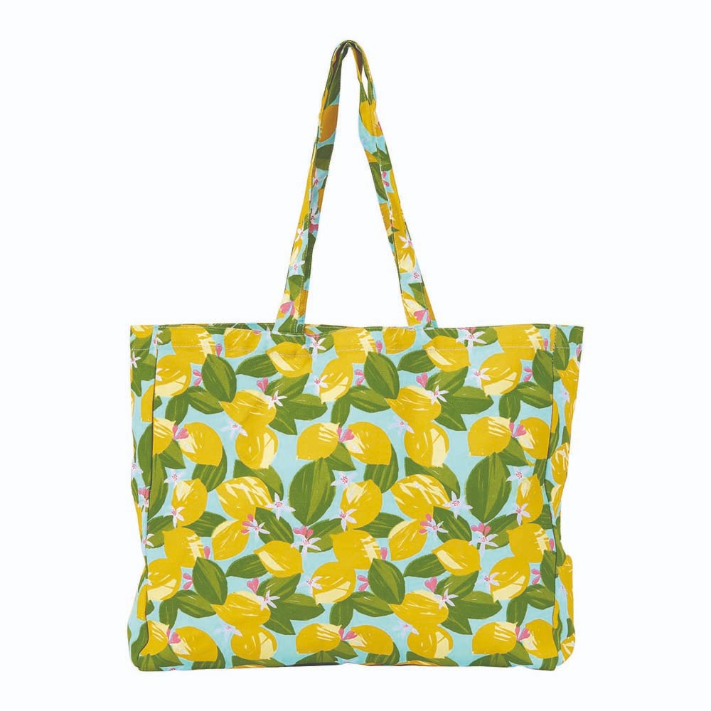 Picture of Lemon Blossoms Little Shopper Canvas Tote Bag