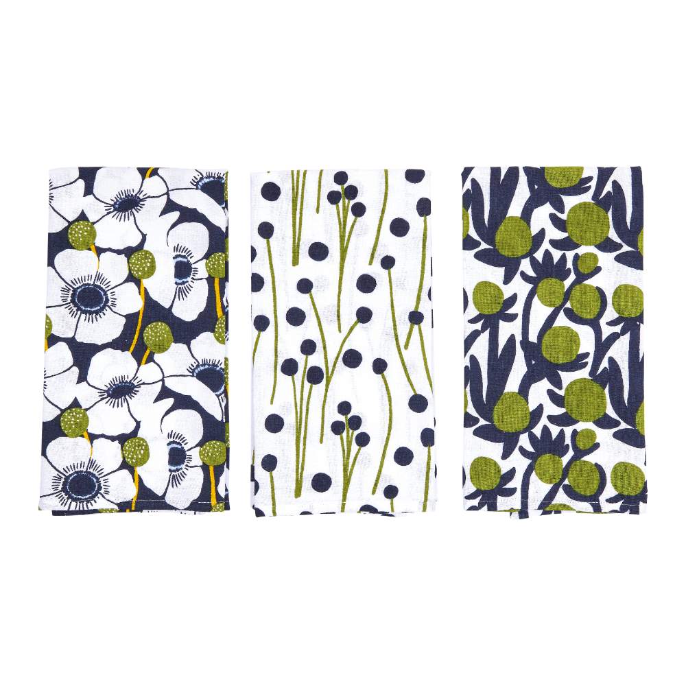 Picture of Windflower Cotton Kitchen Towels (Set of 3)