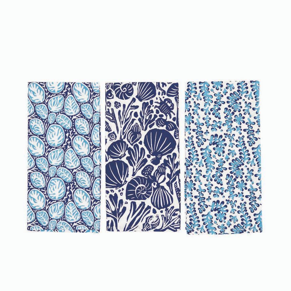 Picture of Sea Life Cotton Kitchen Towels (Set of 3)
